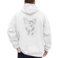 Long Haired Chihuahua Dog For Men Women Dog Mom Dad Men's Hoodie Back Print