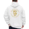 One Dad To Rule Them All Fantasy Nerd Dad Graphic Men's Hoodie Back Print