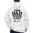 Peanuts This Dad Needs A Nap Men's Hoodie Back Print Peanuts This Dad Needs A Nap Men's Hoodie Back Print