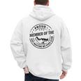 Proud Member Of The Just Resting My Eyes Club Dad Retirement Men's Hoodie Back Print
