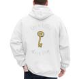 Pun Tshirt I'm A Little Door Key Bad Pun Dad Jokes Men's Hoodie Back Print