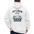 Race Car Racing Family Dada Pit Crew Birthday Party Men's Hoodie Back Print