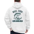 Reel Cool Grandad Fishing Grandpa Vintage Style Men's Hoodie Back Print Reel Cool Grandad Fishing Grandpa Vintage Style Men's Hoodie Back Print