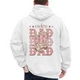 Rodeo Dad Pink Boots Coquette Cow-Girl Birthday Party Men's Hoodie Back Print