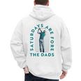 Saturdays For Dads Golfer Father's Day Men's Hoodie Back Print