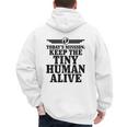 Today's Mission Keep Tiny Human Alive Father's Day Dad Men's Hoodie Back Print Today's Mission Keep Tiny Human Alive Father's Day Dad Men's Hoodie Back Print