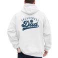 Volleyball Dad Daddy Father's Day Men's Hoodie Back Print