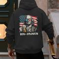 4th Of July Franklin Ben Drankin American Dad Men Women Men's Hoodie Back Print