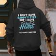 Adoption Announcement Day Dad Heart Small Men's Hoodie Back Print