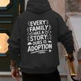 Adoptive Mom Adoption Dad And Adoption Day Foster Care Men's Hoodie Back Print