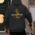 Aircraft Carrier USS America CVA-66 Veterans Day Dad Son Boy Men's Hoodie Back Print
