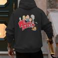 American Dad Show Logo With Family Cartoon Men's Hoodie Back Print