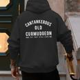 Angry Grandpa Grumpy Old Man DadShirt Men's Hoodie Back Print