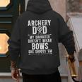 Archery Dad Dad Of An Archer Father Men's Hoodie Back Print