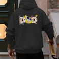 Astronaut Dad Space Birthday Planets Party Matching Family Men's Hoodie Back Print