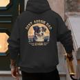 Aussie DAD Australian Shepherd Men's Hoodie Back Print