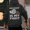 Autism Awareness Mom Dad Parents Autistic Kids Awareness Small Men's Hoodie Back Print