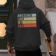 Awesome Like My Dad Men's Hoodie Back Print