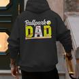 Ballpark Dad Baseball Softball Dad Of Ballers Men's Hoodie Back Print