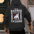 Barber s For Men Dad Hairstyling Humor Quote Small Men's Hoodie Back Print