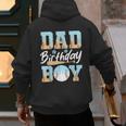 Baseball Ice Cream Drip Dad Of The Birthday Boy Baseball Men's Hoodie Back Print