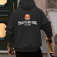 Basketball For Mom & Dad That's My Girl T-Shirt Men's Hoodie Back Print