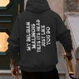 Belgian Malinois Mom Dad Dog Lover Women Men Kids Men's Hoodie Back Print