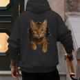 Bengal Cat Lover Animal Pet Bengal Cat Owner Mom Cat Dad Cat Men Women Kids Men's Hoodie Back Print