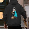 Bernedoodle I Love Dad Tattoo Apparel Dog Dad Dads Men's Hoodie Back Print