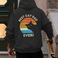 Best Cat Dad Ever Men Men's Hoodie Back Print