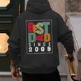 Best Dad Since 2009 Fathers Day Retro Vintage Men's Hoodie Back Print Best Dad Since 2009 Fathers Day Retro Vintage Men's Hoodie Back Print