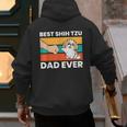 Best Shih Tzu Dad Ever Shih Tzu Men's Hoodie Back Print
