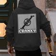 Bicycle DADS Old Guy WHO Ride Bikes BMX Mountain OR Road Men's Hoodie Back Print