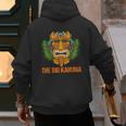 The Big Kahuna Hawaiian Tiki Dad Boss T-Shirt Men's Hoodie Back Print