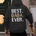 Birthday Fathers Day Christmas For Dada Dada From Granddaughter Grandson Best Dada Men's Hoodie Back Print