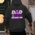 Birthday Girl Dad Of The Birthday Girl Spider Birthday Party Men's Hoodie Back Print