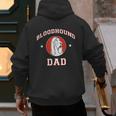 Bloodhound Dad Dog Father Men's Hoodie Back Print