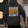 Bonus Cheer Dad Cheer Step Dad Men's Hoodie Back Print