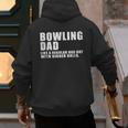 Bowling Dad Like A Regular Dad But Bigger Balls Bowling Dad Men's Hoodie Back Print
