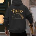 Burrito Taco Taquito Dad Mom Child Baby Matching Family Men's Hoodie Back Print