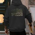 You Can’t Scare Me I Have A Daughter Father’s Day Dad Men's Hoodie Back Print
