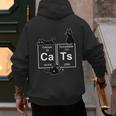 Cat Chemistry Periodic Table Cat Dad Cat Mom Men's Hoodie Back Print