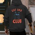 Cat Dad Club Life Is Better With Cats Retro Cat Dad Men's Hoodie Back Print