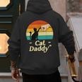 Cat Daddy Vintage Cat Lover Cat Dad Fathers Day Men's Hoodie Back Print Cat Daddy Vintage Cat Lover Cat Dad Fathers Day Men's Hoodie Back Print