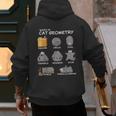 Cat Geometry Math Cat For Cat Dad Cat Mom Kids Men's Hoodie Back Print