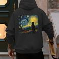 Cat Starry Night Van Gogh Cat For Cat Lover Cat Mom Cat Dad Men's Hoodie Back Print Cat Starry Night Van Gogh Cat For Cat Lover Cat Mom Cat Dad Men's Hoodie Back Print
