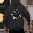 Cat Torn Cloth For Cat Lover Cat Dad Cat Mom Men's Hoodie Back Print