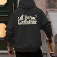 The Catfather Cat Dad Father's Day Cat Lover Men's Hoodie Back Print