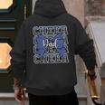 Cheer Dad Daddy Bow Sport Cheerleader Cheerleading Blue Men's Hoodie Back Print