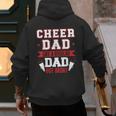 Cheer Dad Like A Regular Dad But Broke Cheerleader Dad Men's Hoodie Back Print